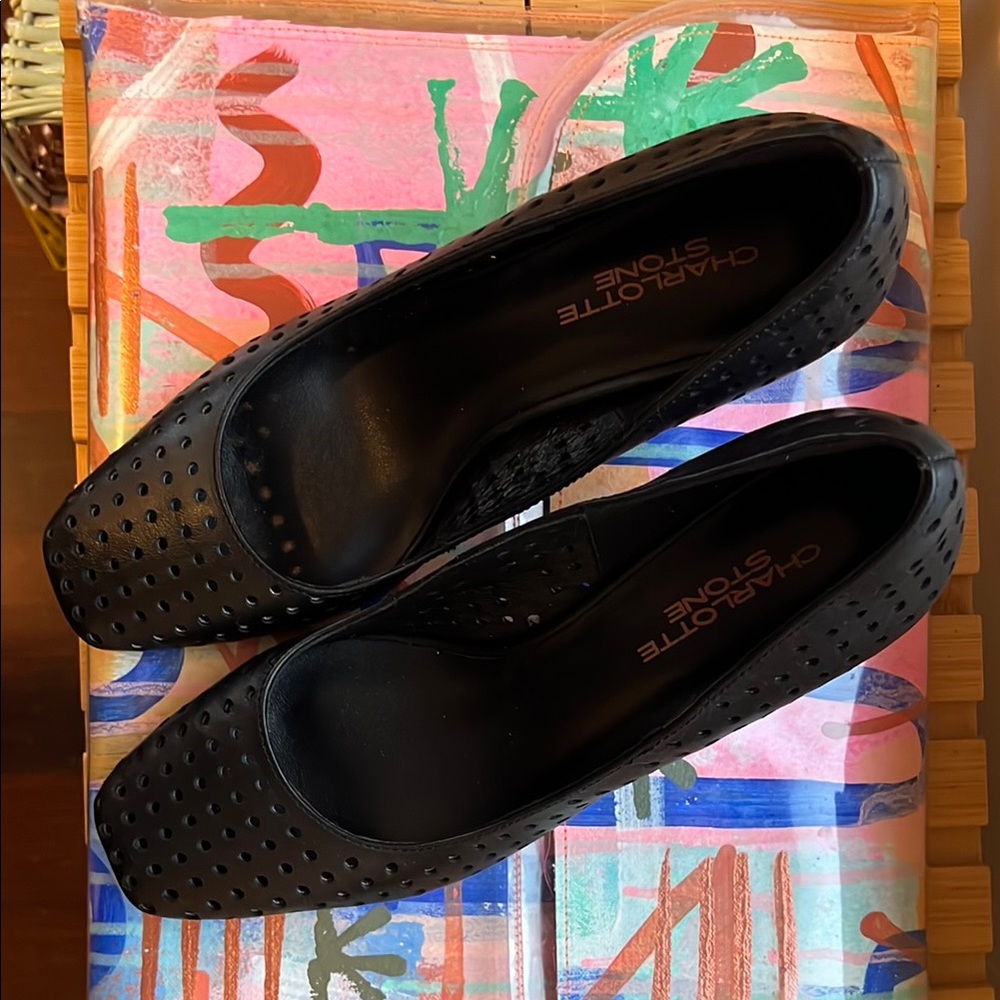 Charlotte Stone Black Women's Shoes